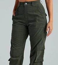 Big On Comfort High-Rise Cargo Joggers