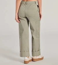 Weekend Trip High-Rise Cuffed Cargo Pants