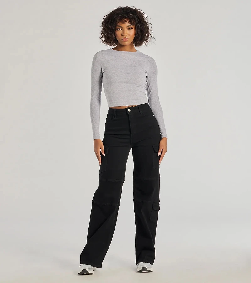 The Next Level High-Rise Cargo Pants