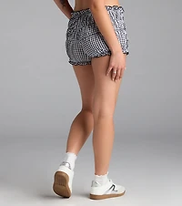 Check Me Out Mid-Rise Gingham Shorts