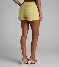 Summer Mode High-Rise Cotton Shorts
