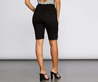 Distressed Diva Bermuda Shorts