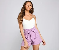 Classic Chic Vibes Paper Bag Romper