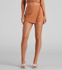 Come Away With Me Cotton Skort