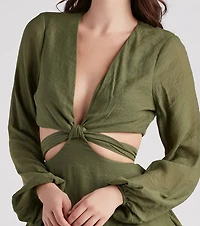 Breeze Style Ruffled Skater Romper