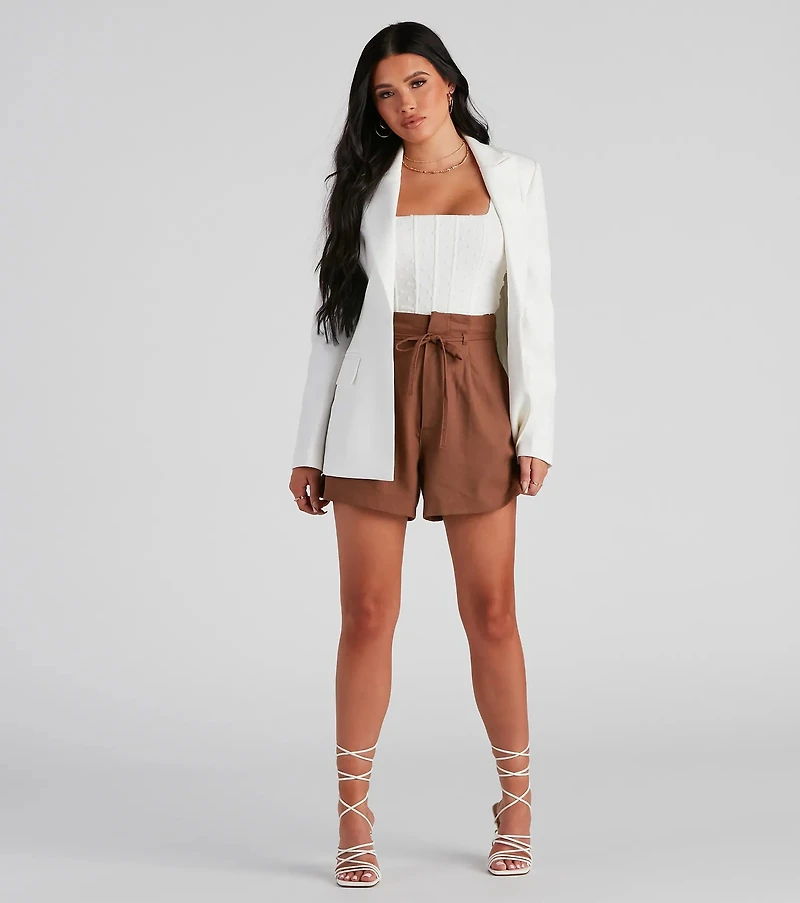 Beach Stroll Linen Shorts