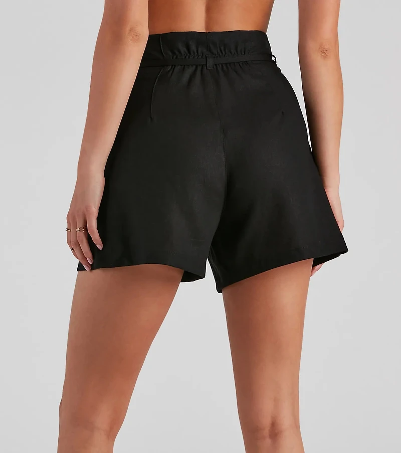 Beach Stroll Linen Shorts