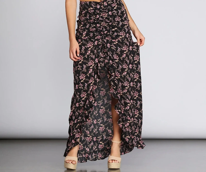 Room To Grow Floral Skirt