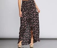 Room To Grow Floral Skirt