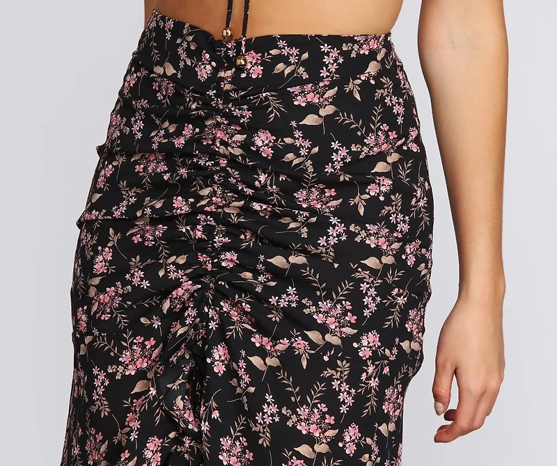 Room To Grow Floral Skirt
