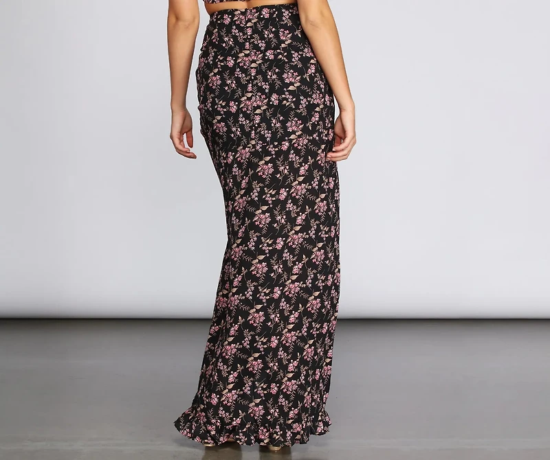 Room To Grow Floral Skirt