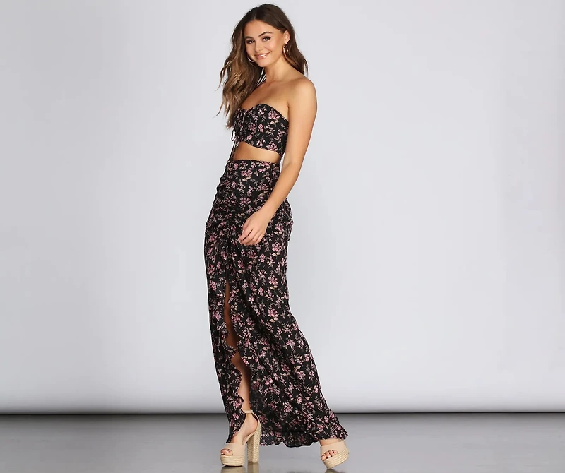 Room To Grow Floral Skirt