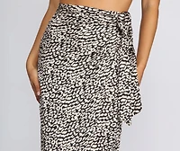 Fierce And Chic Midi Skirt