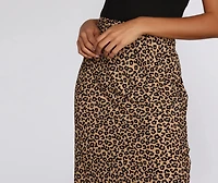 Ready To Roar Leopard Midi