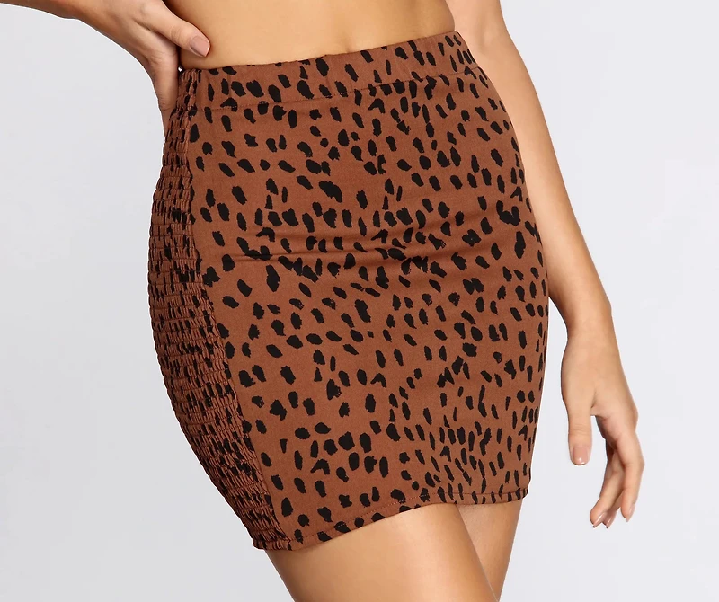 Sassy Spots Mini Skirt