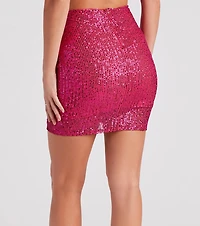 Marvel At Me Sequin Mini Skirt