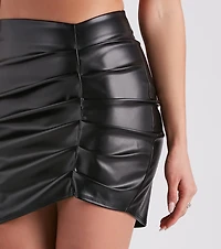 Timeless Staple Faux Leather Skirt