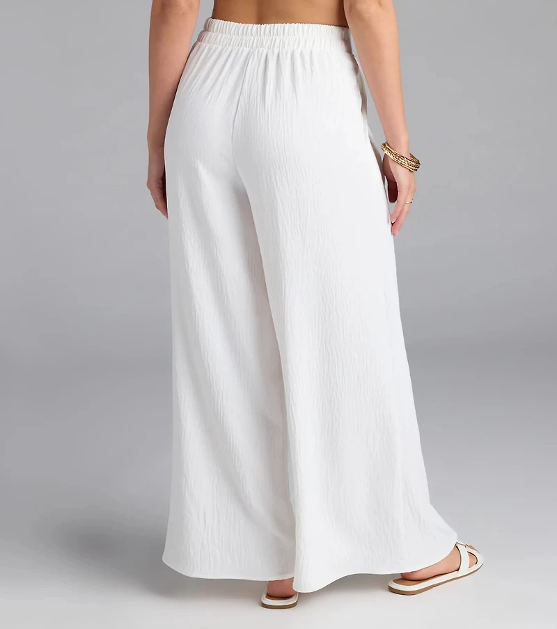 Weekend Vibes Wide-Leg Palazzo Pants