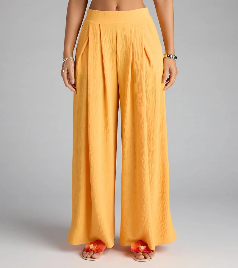 Weekend Vibes Wide-Leg Palazzo Pants