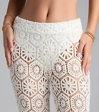 Get The Look Crochet High-Rise Pants