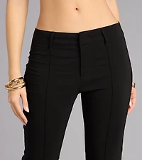 Sleek Polish High-Rise Flare Trouser Pants