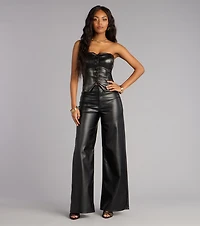 Too Cool High-Rise Wide Leg Pants