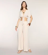 Soft Breeze Wide-Leg Pants