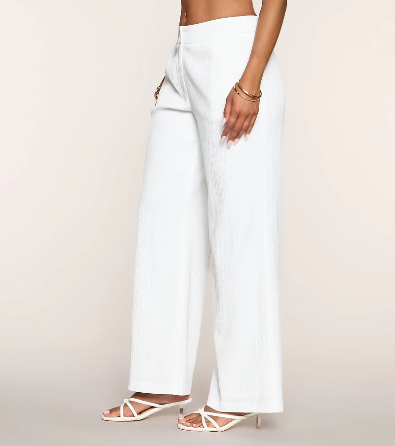 Chic Intentions Woven Trouser Pants