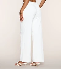 Chic Intentions Woven Trouser Pants