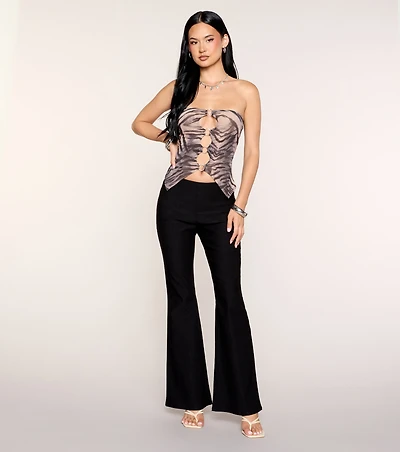 Perfect Plus One Flare Trouser Pants