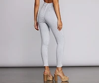 Summer Stripes Paperbag Pants