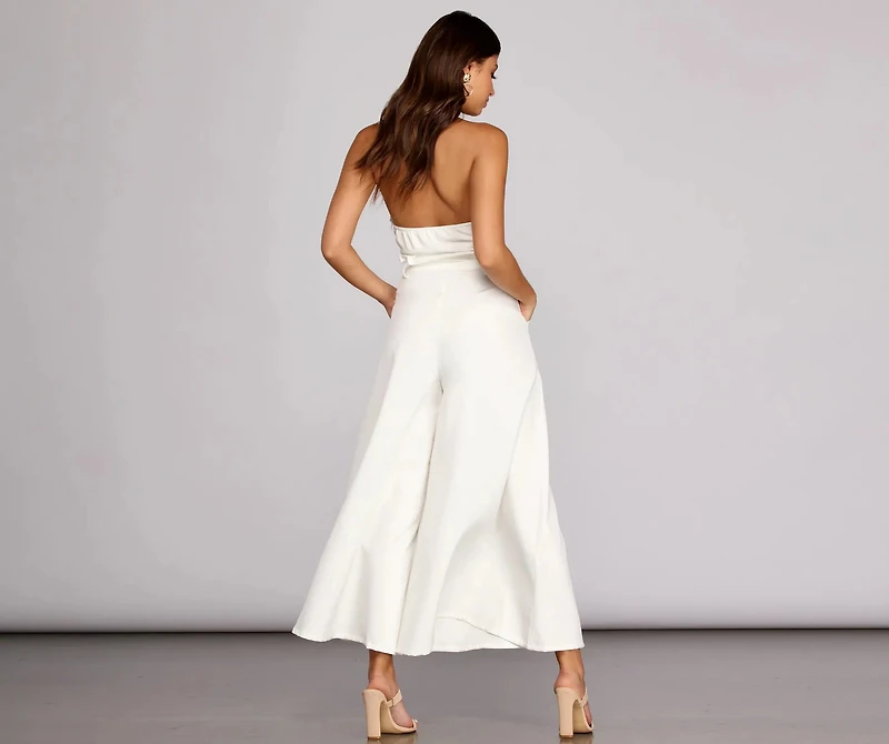 Out And About Halter Jumpsuit