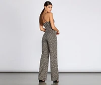 Sassy Stunner Leopard Print Jumpsuit