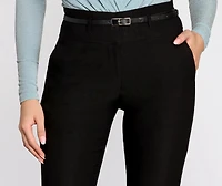 Belted Boss Babe Pants