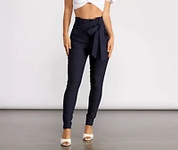 Effortless Style Tie Waist Pants
