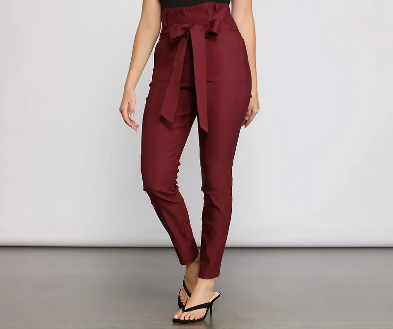 Effortless Style Tie Waist Pants