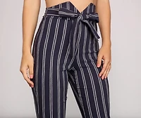 Nautical Vibes Tie-Waist Pants
