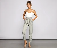 Effortlessly Stylish Tie-Waist Jumpsuit