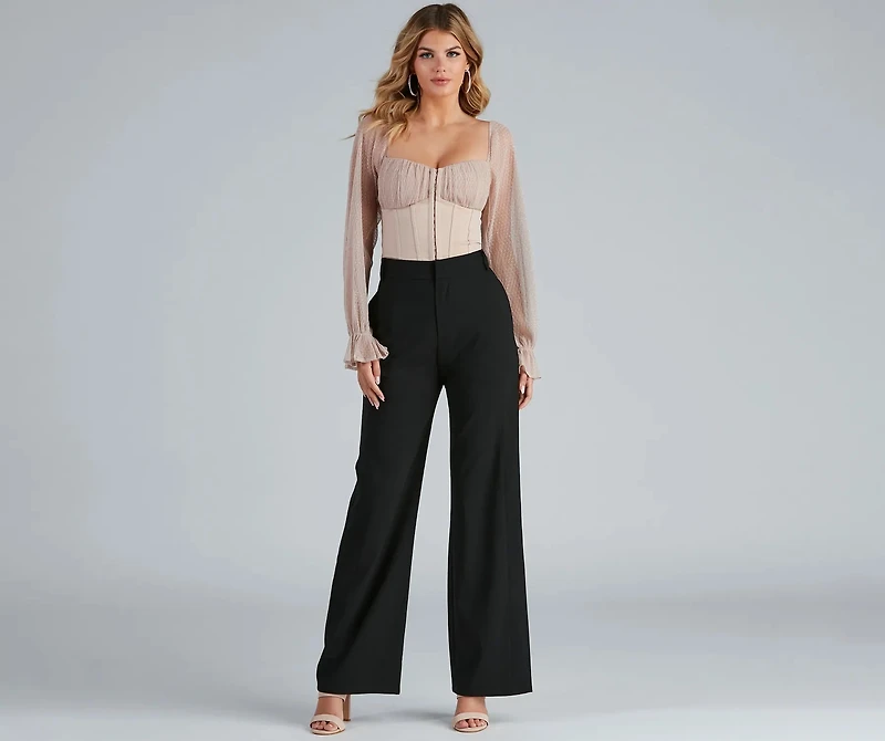 Bring The Flare High Waist Pants