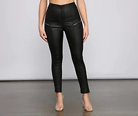 Edgy Vibes Faux Leather Pants