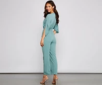 The Classic Boat Neck Jumpsuit