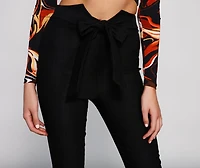 Sealed Chic High Waist Pants
