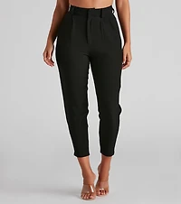 Feeling Poised Woven Trousers