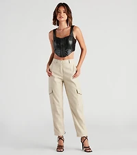Truly Cool Cargo Straight Leg Pants