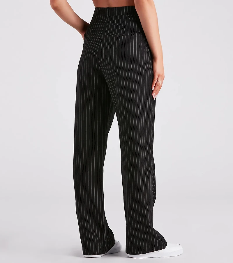 Stylish Strut Pinstripe Trouser Pants