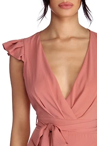 Sweet Intentions Flutter Jumpsuit