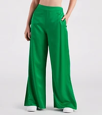 Seriously Stylish Satin Trouser Pants