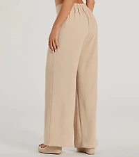 Call The Shots High-Rise Wide-Leg Pants