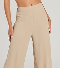 Call The Shots High-Rise Wide-Leg Pants