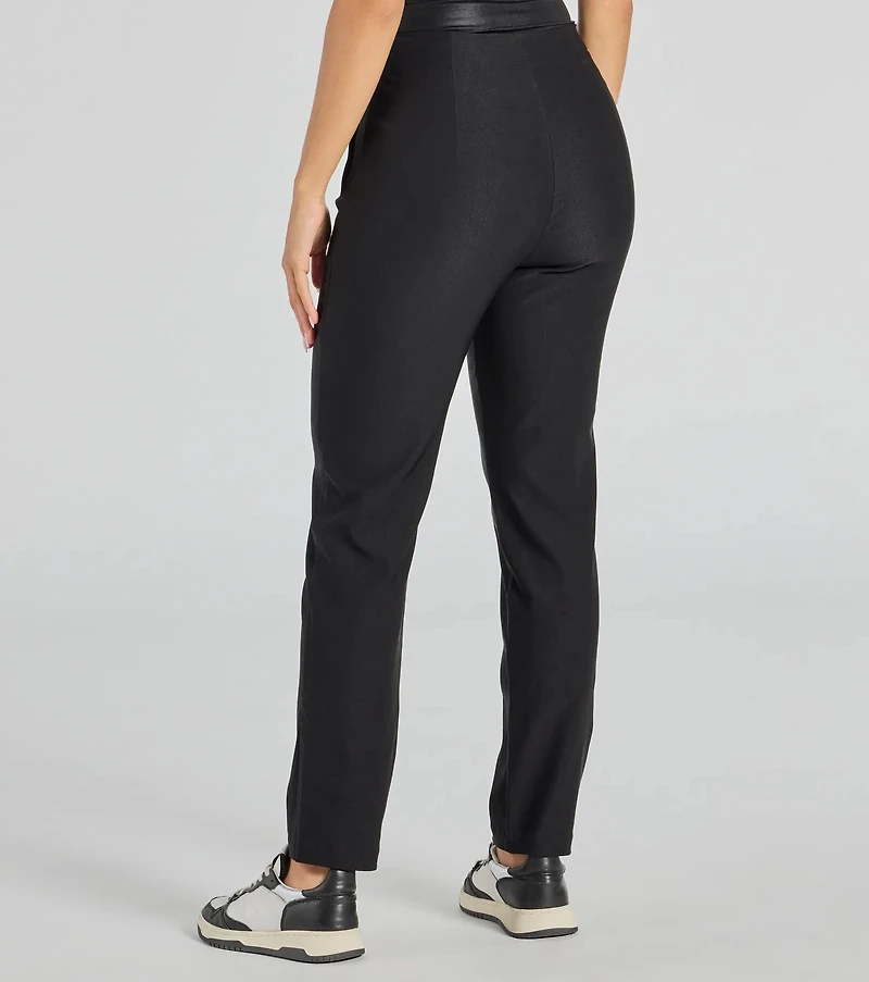 Simple Yet Chic Pintuck Trouser Pants